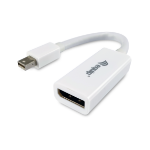Equip Mini DisplayPort to DisplayPort adapter