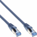 InLine Patch Cable S/FTP PiMF Cat.6A halogen free 500MHz blue 1.5m