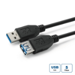Microconnect USB3.0AAF5B USB cable USB 3.2 Gen 1 (3.1 Gen 1) 5 m USB A Black