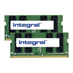 Integral 32GB (2x16GB) LAPTOP RAM MODULE KIT DDR4 3200MHz SODIMM EQV. TO SP032GBSFU320F22 FOR SILICON POWER
