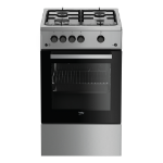 Beko FSG52020FX Freestanding cooker Gas Stainless steel