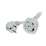 VALUE 19.99.1178 power cable White 10 m CEE7/7