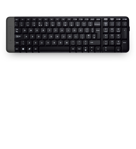 Logitech K230 keyboard RF Wireless QWERTY International EER Black