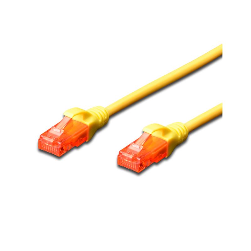 Image of FDL 15M CAT.6 UTP LSZH PATCH CABLE - YELLOW
