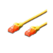 FDL 15M CAT.6 UTP LSZH PATCH CABLE - YELLOW