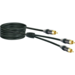 Schwaiger CIK4050 533 audio kabel 5 m RCA 2 x RCA Zwart