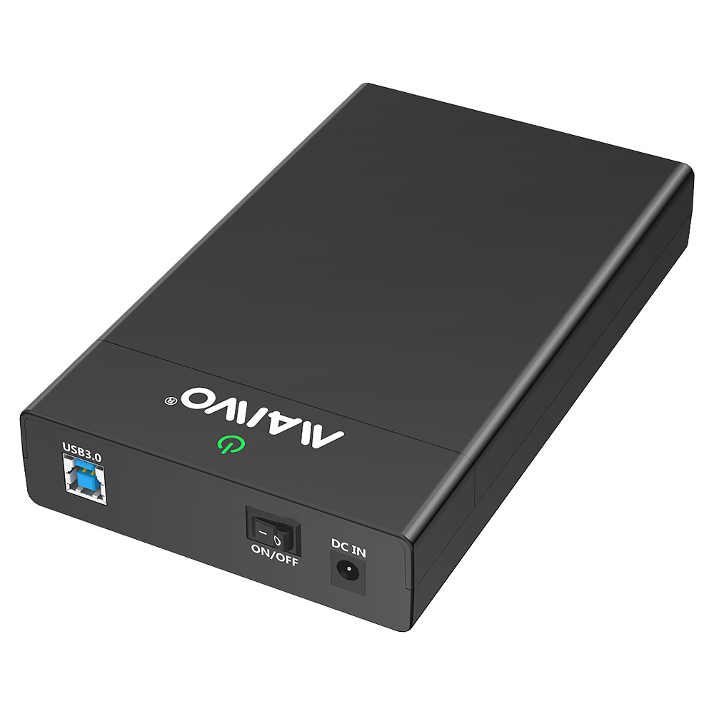 Maiwo Black Usb3.0 To Sata 2.5/3.5 Inch Ssd/Hdd External Hard Drive Enclosur