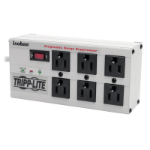 Tripp Lite TRIPP LITE, ISOBAR 2-OUTLET SURGE PROTECTOR, 6FT CORD WITH RIGHT-ANGLE PLUG, 1410 JOULES, METAL HOUSING