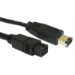 Cables Direct CDLIEE-1202 FireWire cable 2 m 9-p 6-p Black