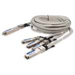 AddOn Networks MSA and TAA 800GBase-CU OSFP to 4xQSFP112 Direct Attach Cable (Passive Twinax, 3m)