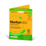 NortonLifeLock Norton 360 Standard | 1 Device | 1 Year Subscription with Automatic Renewal | Includes Secure VPN and Password Manager | PCs, Mac, Smartphones and Tablets -