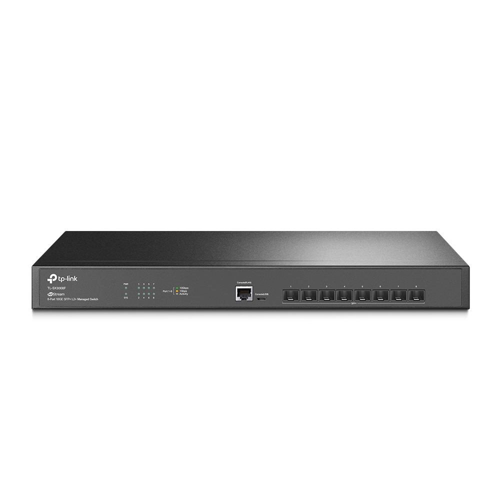 Image of TP-Link JetStream 8-Port 10GE SFP+ L2+ Managed Switch