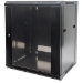 Intellinet 19" Wallmount Cabinet, 15U, 770 (h) x 570 (w) x 450 (d) mm, Max 60kg, Flatpack, Black