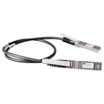 HPE FlexNetwork X240 10G SFP+ to SFP+ 0.65m Direct Attach Copper fibre optic cable SFP+ Black