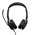 Jabra Evolve2 50 Headset Wired Head-band Office/Call center USB Type-C / USB Type-A Bluetooth Black