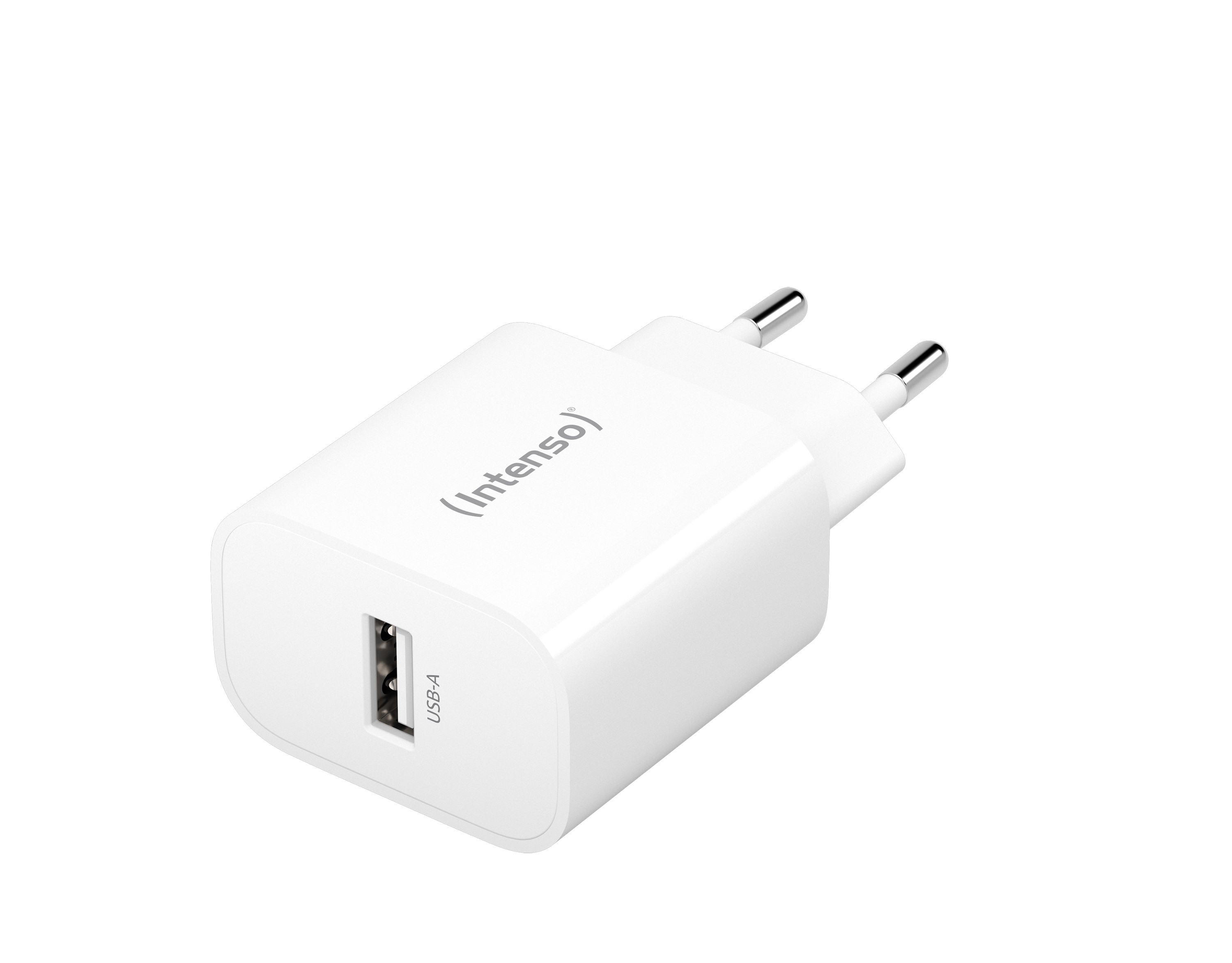 Image of Intenso 1x USB-A Adapter weiß Universal White AC Indoor