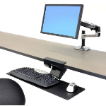 Ergotron Neo-Flex Underdesk Keyboard Arm Zwart