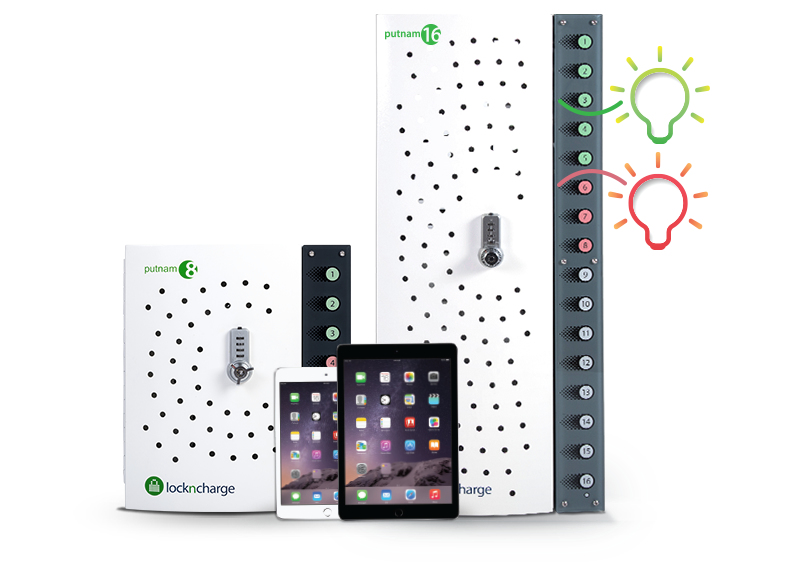 Image of LocknCharge Putnam 16 Smartphone, Tablet White AC Indoor