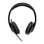 Logitech 981-000482 headphones/headset Wired Head-band Calls/Music Black