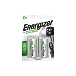 Energizer C Size 2500mAh Recharge Power Plus Batteries - Pack of 2