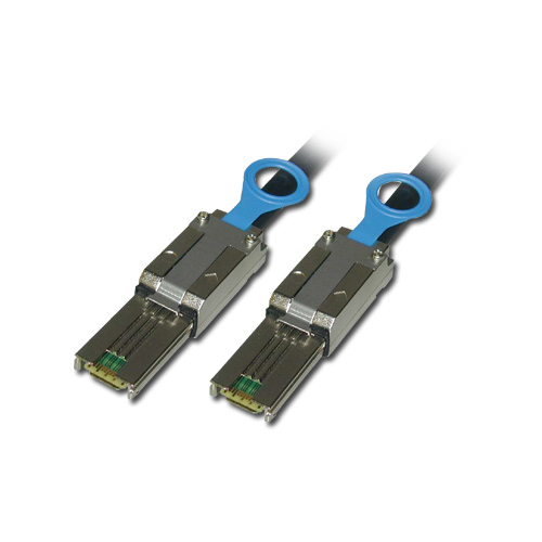 Lindy SAS/SATA II Multilane Infiniband Cable, 0.5m SATA cable Black
