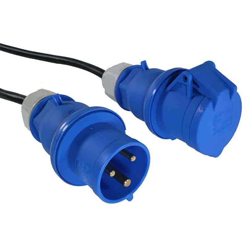 Image of FDL 3M 16A COMMANDO EXTENSION CABLE - PLUG TO SOCKET