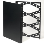 RackSolutions 1URACK-110 rack cabinet 1U Wall mounted rack Black