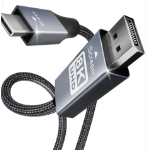 Benfei 000207GREY DisplayPort cable 1.8 m USB Type-C Grey
