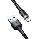 Baseus CALKLF-RG1 lightning cable 3 m Grey, Black