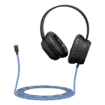 MAXCases MC-HSX-USBC headphones/headset Wired Head-band Education USB Type-C Black, Blue