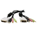 StarTech.com DVID4N1USB6 KVM cable Black 70.9" (1.8 m)