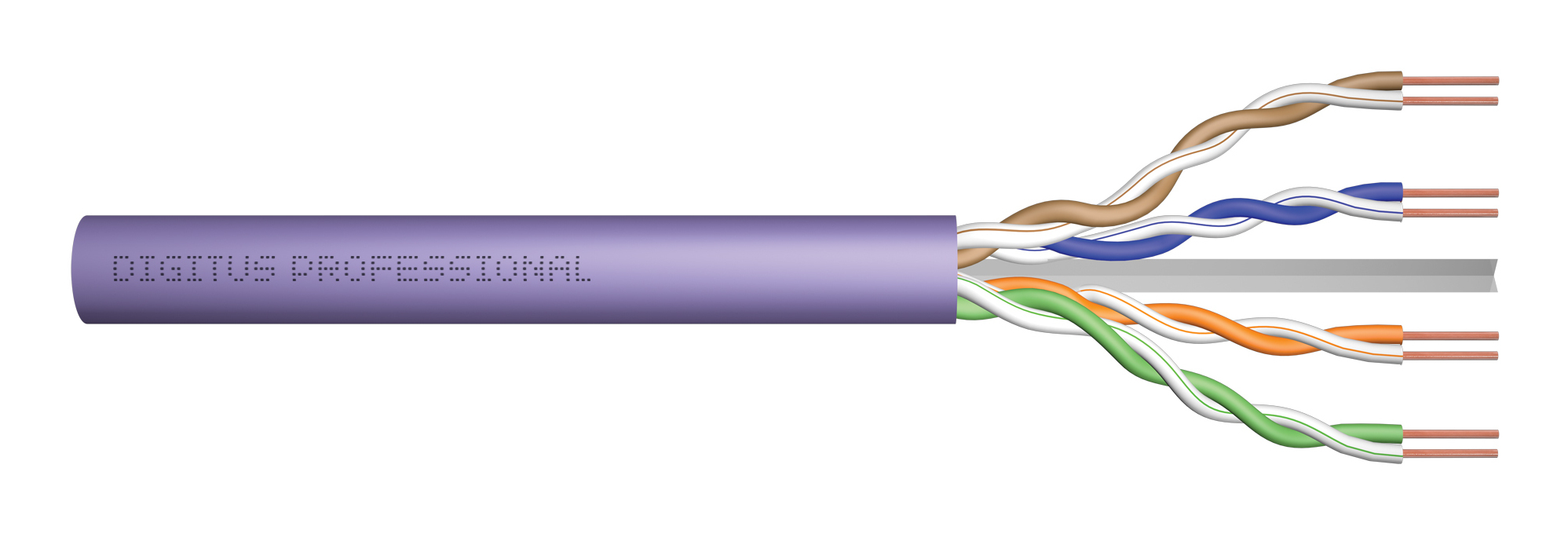 Digitus CAT 6 U/UTP installation cable. 500 m. Dca