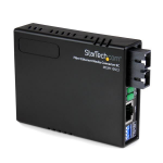 StarTech.com MCM110SC2 network media converter 100 Mbit/s 1310 nm Multi-mode Black