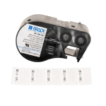 Brady M-136-427 printer label Black, White Self-adhesive printer label