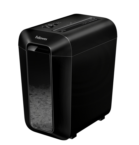Image of Fellowes Powershred LX65 paper shredder Cross shredding 4 cm Black