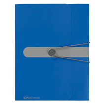 Image of Herlitz 11206125 folder Polypropylene (PP) Blue A4
