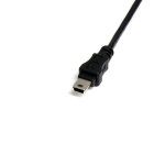 StarTech.com USBMUSBFM1 USB cable 11.8" (0.3 m) USB A Mini-USB B Black