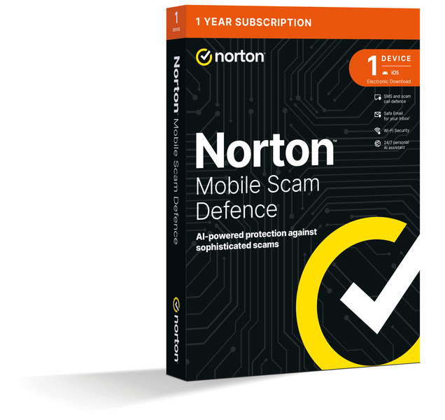 Norton Mobile Scam Defence 2Gb - 1 User / 1 Device / 12 Months Antivir