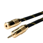ROLINE GOLD 3.5mm Audio Extension Cable, Male - Female 5.0m