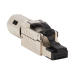 Tripp Lite N238-P01-MPTL-A wire connector RJ-45 Black, Metallic