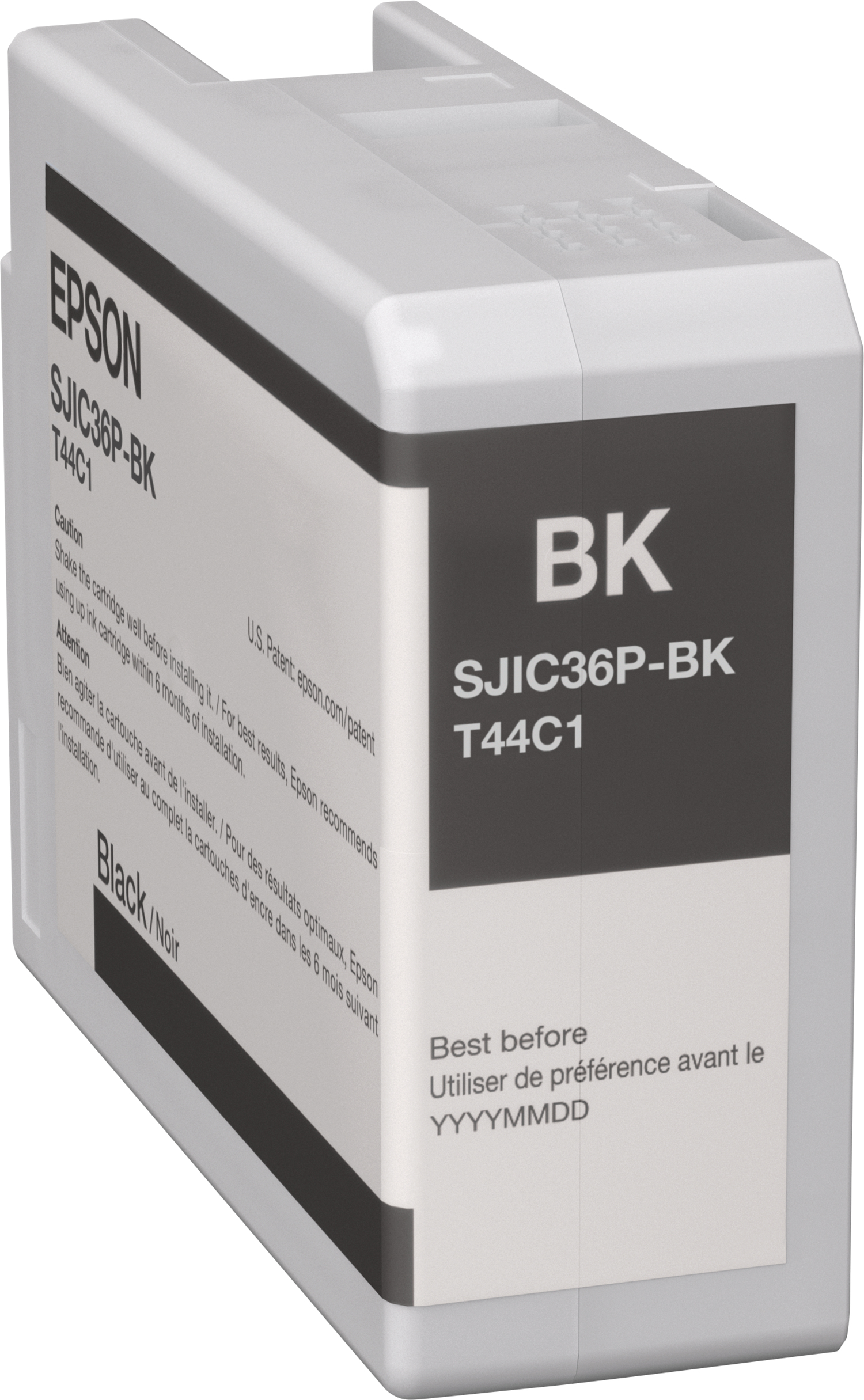 Image of Epson C13T44C140/SJIC-36-P-K Ink cartridge black 80ml for Epson...