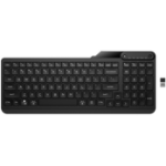 HP 475 - Keyboard - dual-mode, multi-device, compact, 2-zone layout, low profile key travel, 12 programmable buttons - wireless - 2.4 GHz, Bluetooth 5.3 - UK - jet black