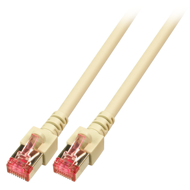 EU Product - RJ45 Patchkabel S/FTP Cat.6A LSZH  0.15m grau thumbnail