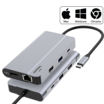Comsol CM24HSM laptop dock/port replicator Wired USB 3.2 Gen 1 (3.1 Gen 1) Type-C Grey