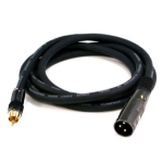 Monoprice 4777 audio cable 70.9" (1.8 m) RCA XLR Black