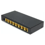 AddOn Networks ADD-1000B-8TSW network switch Gigabit Ethernet (10/100/1000) Black, Yellow