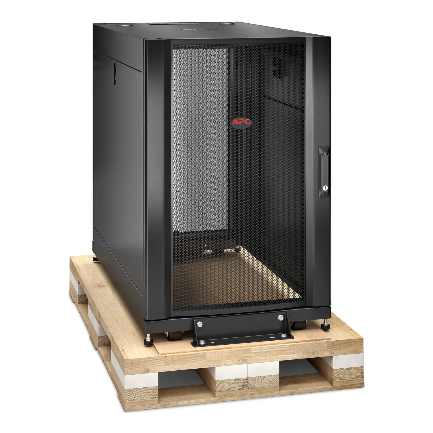 Apc Black Netshelter Sx. Server Rack Enclosure. 18U. Shock Packaging.