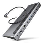 Axagon HMC-4KX3 laptop dock/port replicator Wired USB 3.2 Gen 1 (3.1 Gen 1) Type-C Grey