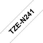 Brother TZE-N241 DirectLabel black on white 18mm x 8m for Brother P-Touch TZ 3.5-18mm/36mm/6-18mm/6-24mm/6-36mm