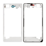 CoreParts MSPP72374 mobiele telefoon onderdeel Achterframe Wit